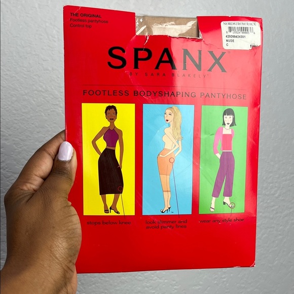 SPANX Accessories - SPANX Women’s Footless Body Shaping Pantyhose Nude Sz C Made in the USA Sheer